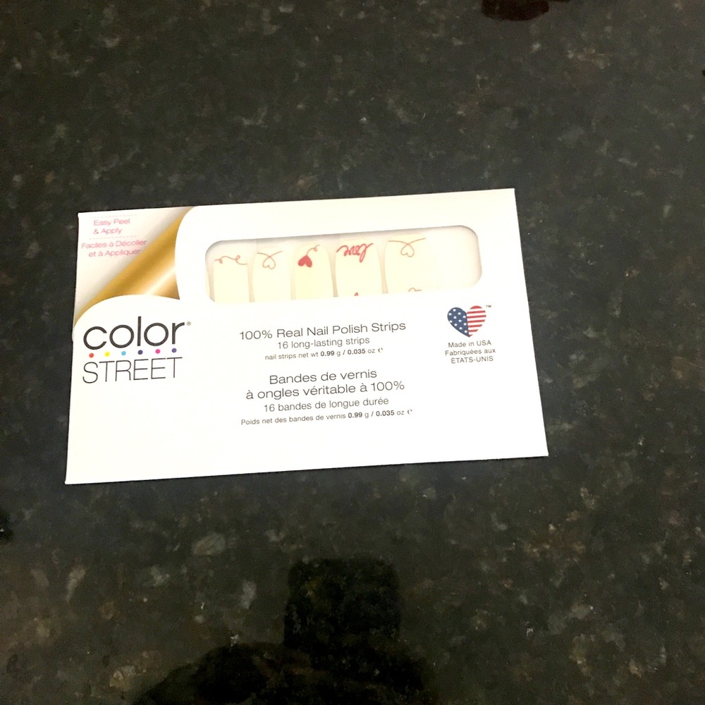 Color Street nail strips Love letter